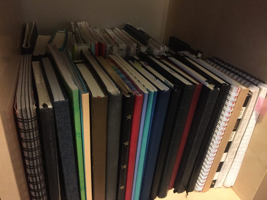 My notebooks and journals 